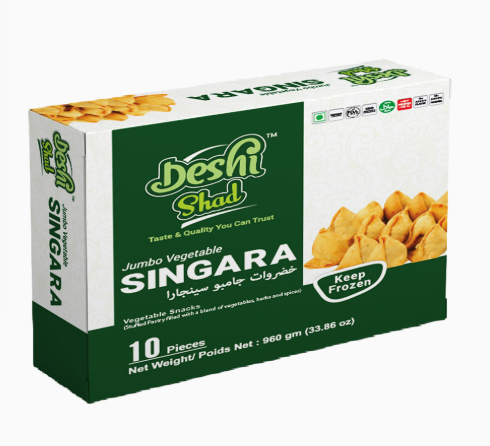 Deshi Shad Jumbo Singara Veg(960gmX10pcsX12pk)