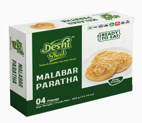 Deshi Shad Malabar Paratha(400gmX4pcsX24pk)