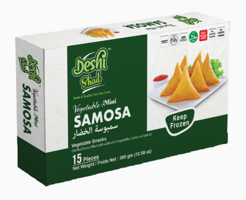 Deshi Shad Mini Samosa veg(300gmX15pcsX20pk)