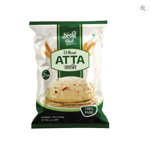 Deshi Shad wheat Atta (Flour) (5lbX8pk)