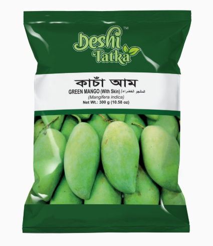 Deshi Tatka Green Mango with Skin(300gmX32pk)